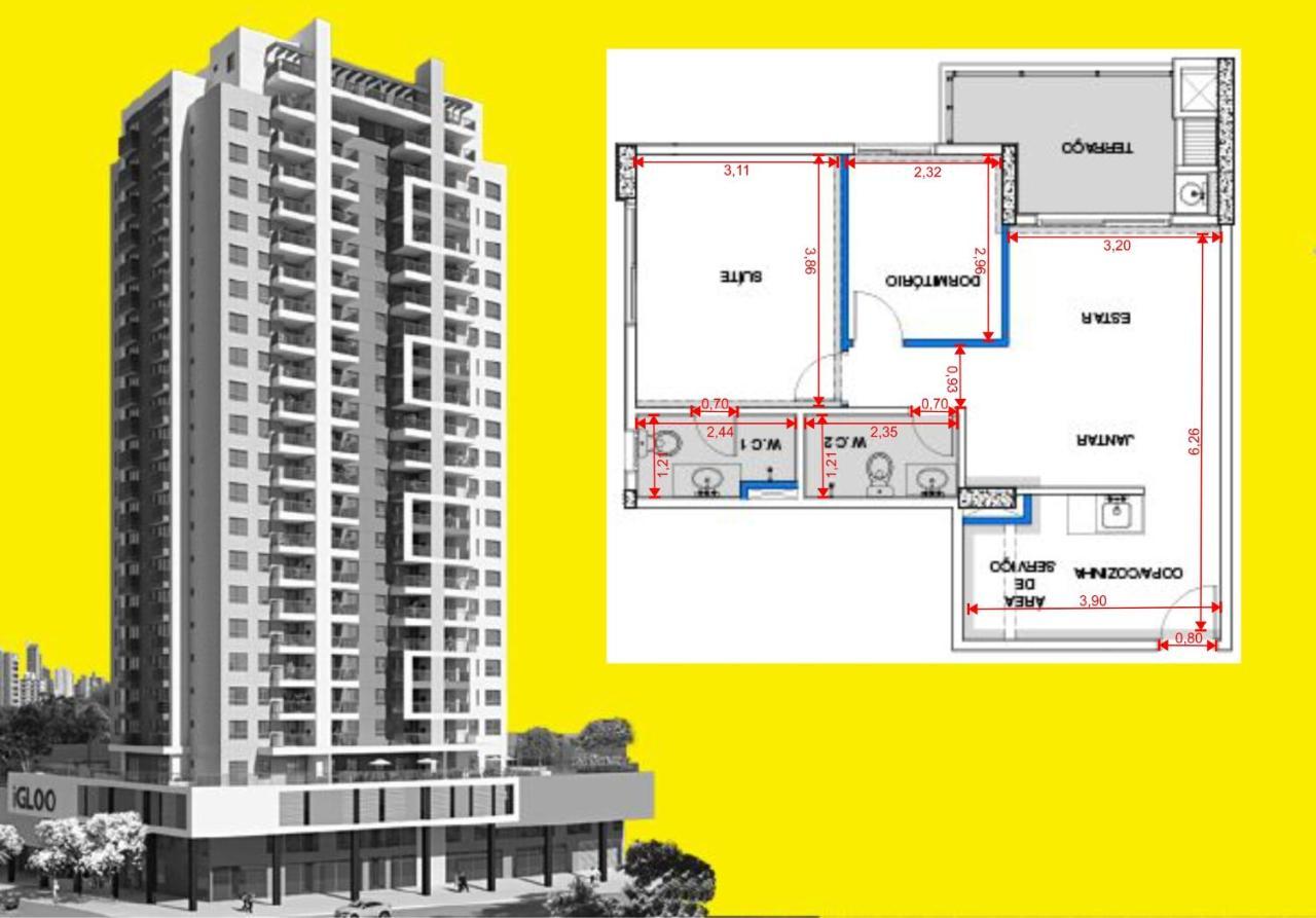 I055B- Harmony Home, 2 Quartos Com Garagem Curitiba Eksteriør bilde